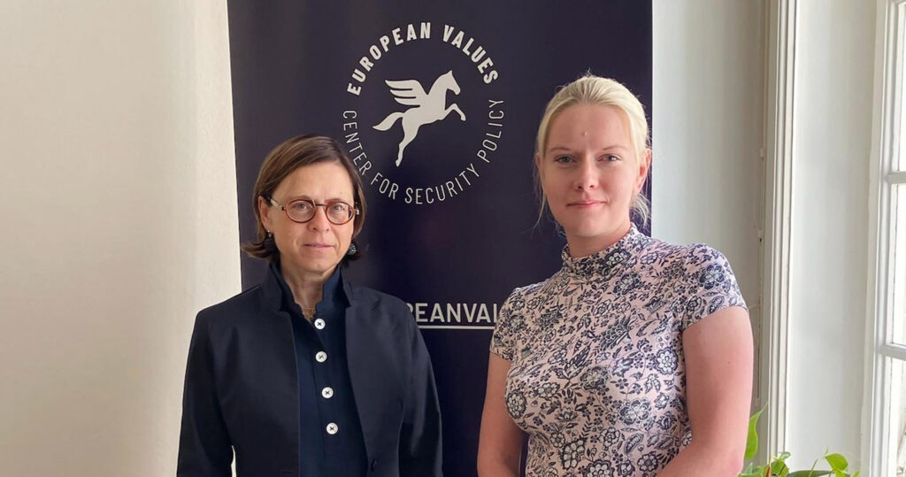 Visit of founder and president of the European Foundation for Democracy Roberta Bonazzi