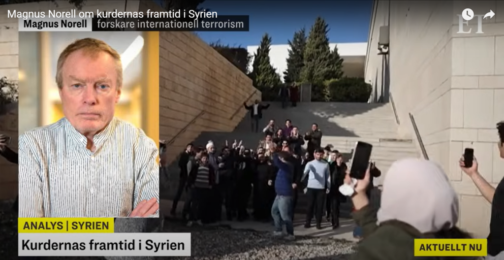 Magnus Norell om kurdernas framtid i Syrien